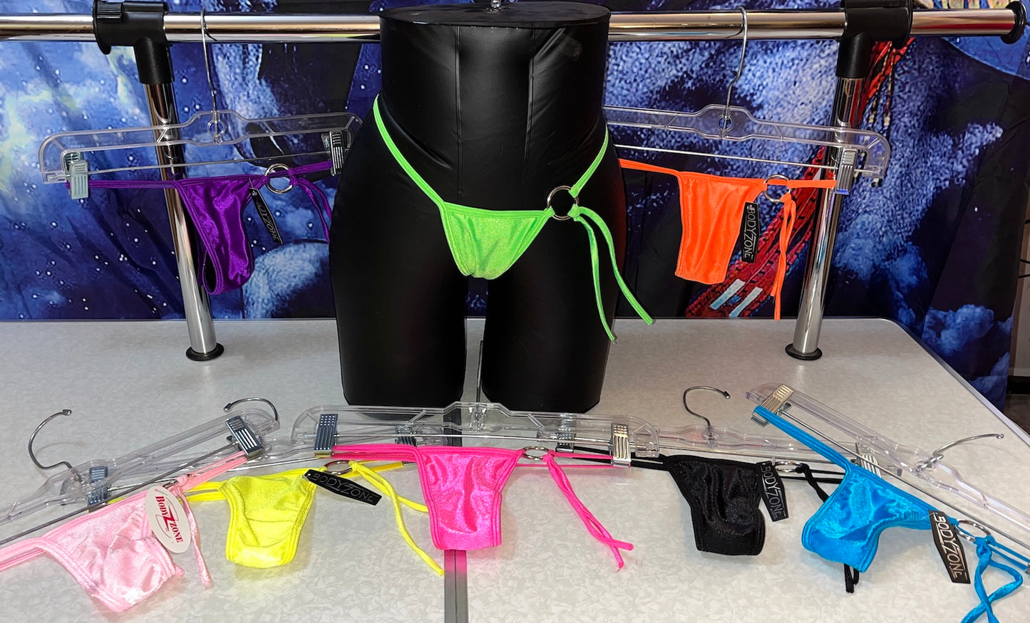 BodyZone Thong with Tassel Ring in 7 Color Choices