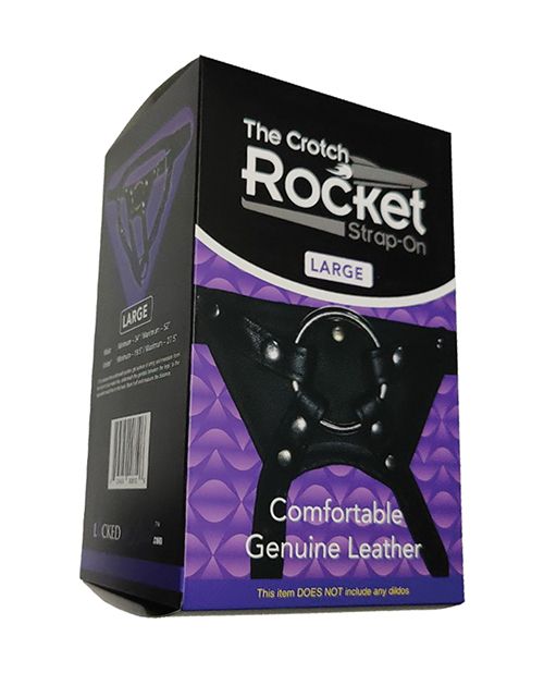 Locked In Lust Crotch Rocket Small Black Strap On