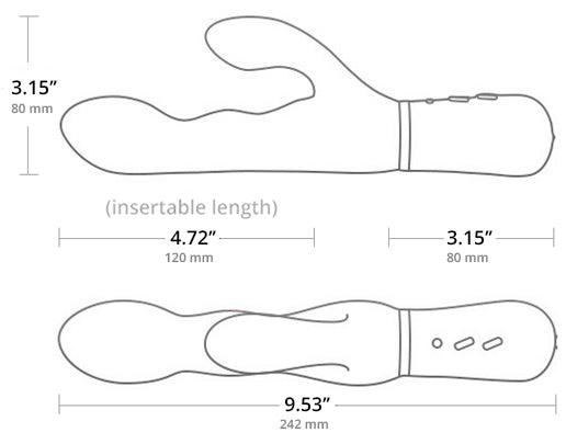 Lovense Nora Rotating Head Pink Rabbit Vibrator