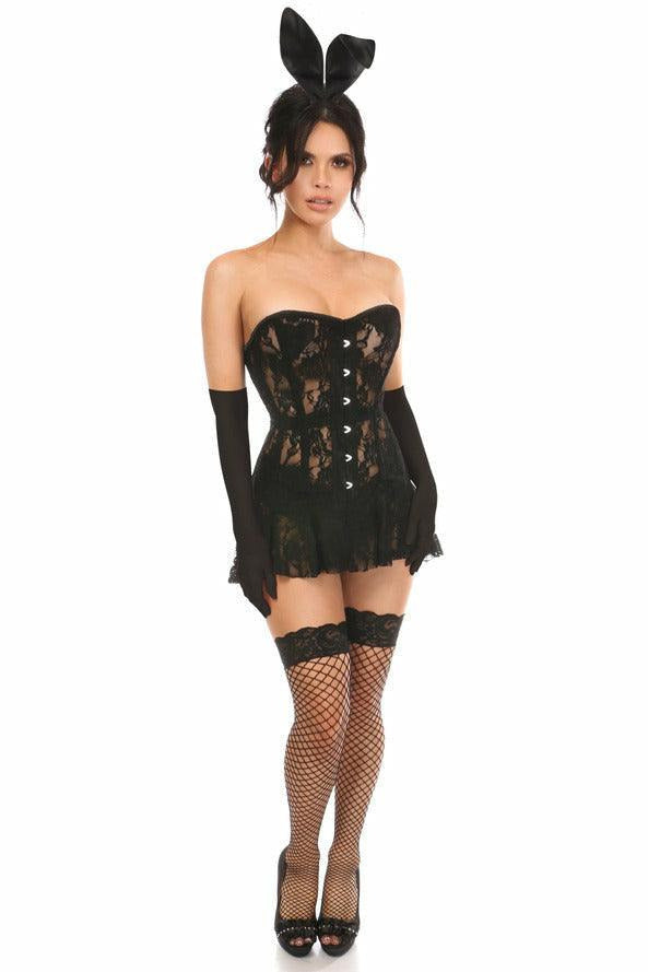 Lavish Sexy Black Bunny Costume by Daisy Corsets in Size S, M, L, XL, 2X, 3X, 4X, 5X, or 6X