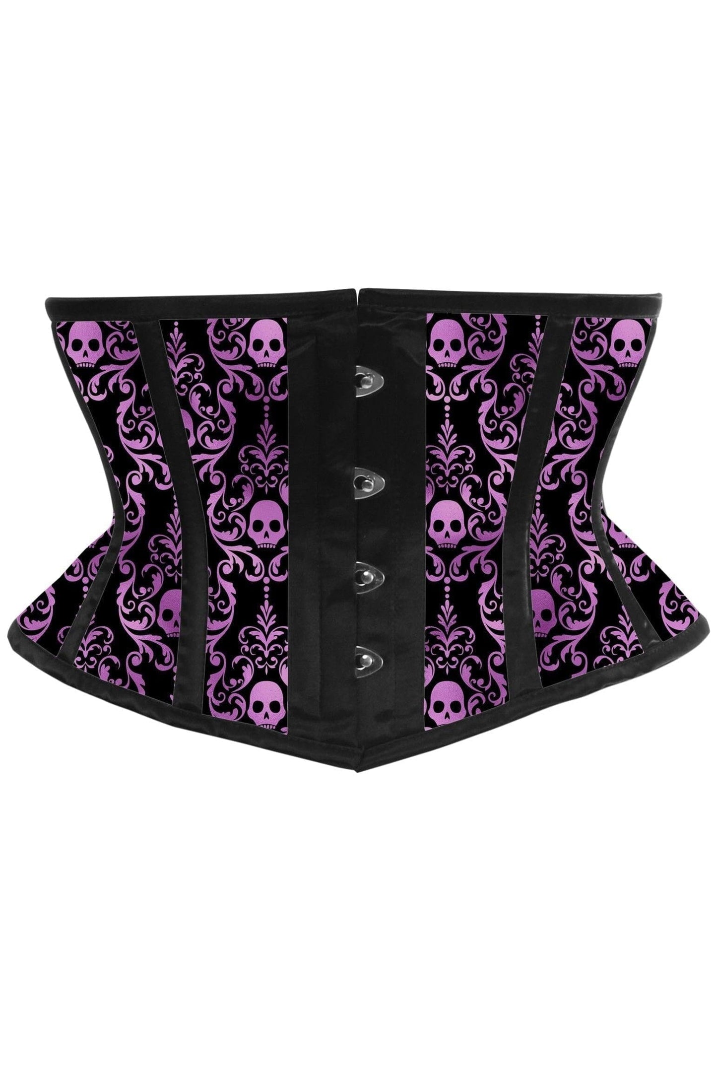 Lavish Purple and Black Waist Cincher Corset by Daisy Corsets in Size 3X