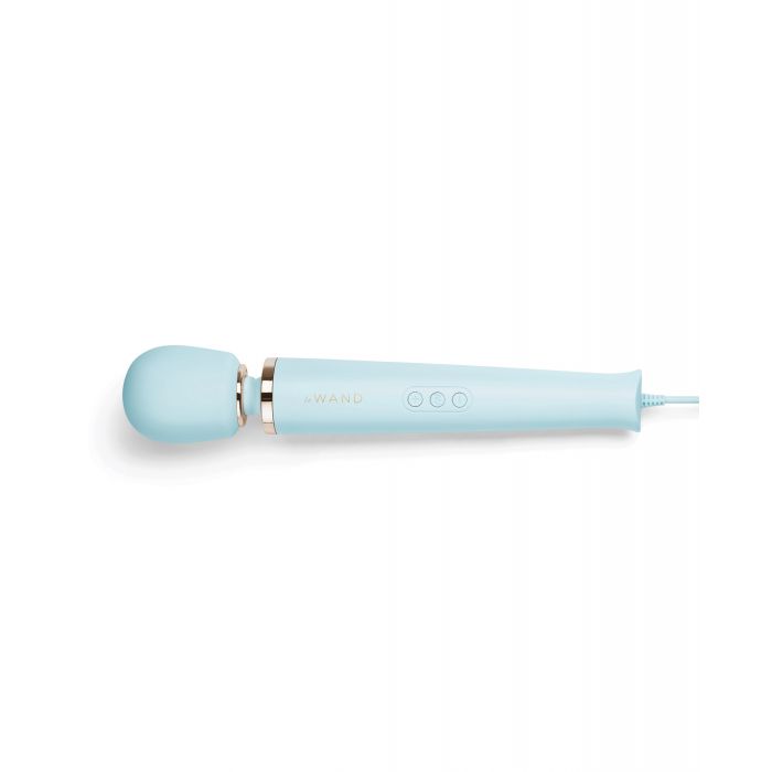 Le Wand Powerful Plug-In Vibrating Massager in Rose Gold or Sky Blue