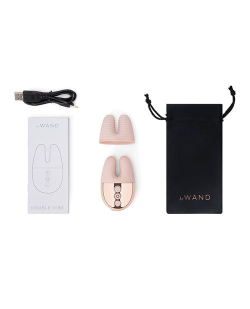 Le Wand Double Vibe in Black, Cherry, or Rose Gold