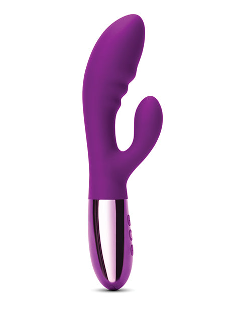 Le Wand Blend Double Motor Rabbit Rechargeable Vibrator in Rose Gold, Black, or Cherry