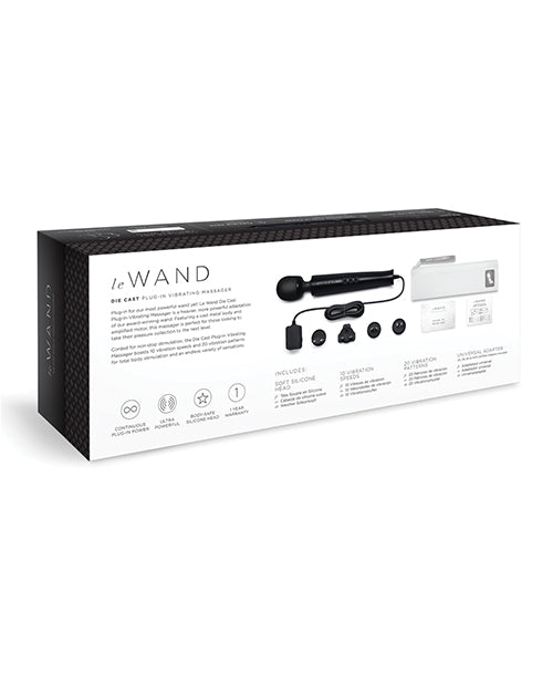 Le Wand Die Cast Plug In Massager