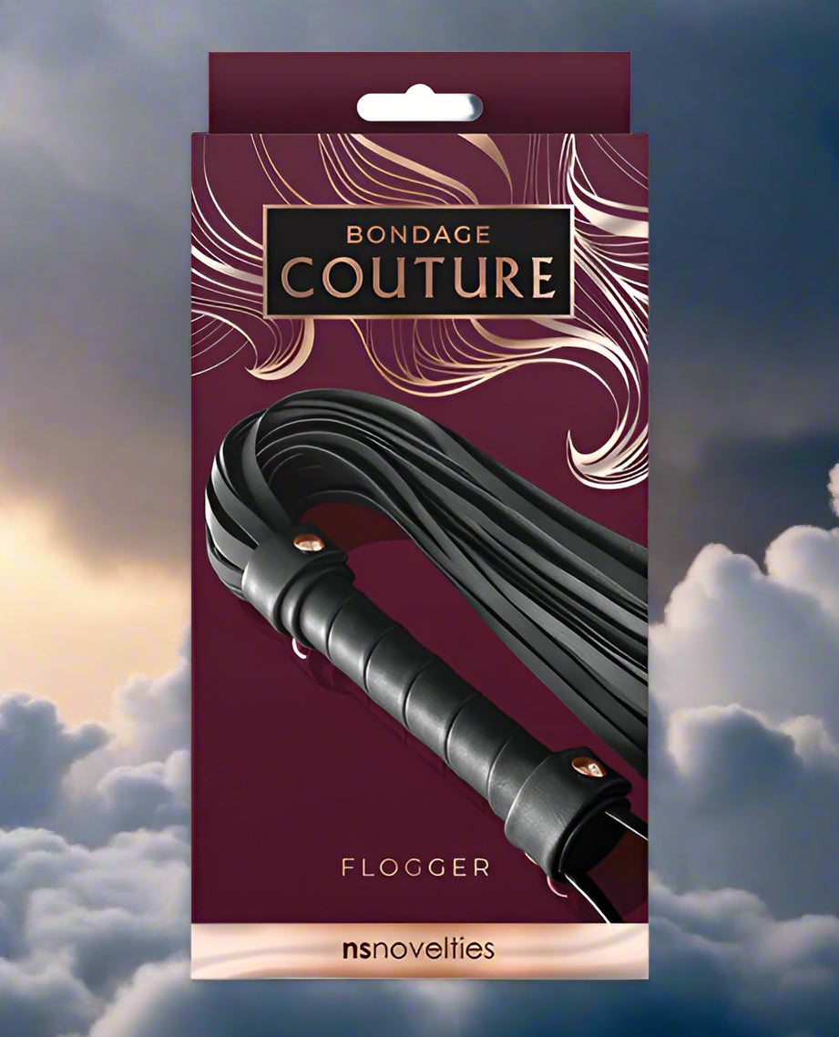 Bondage Couture Black Flogger