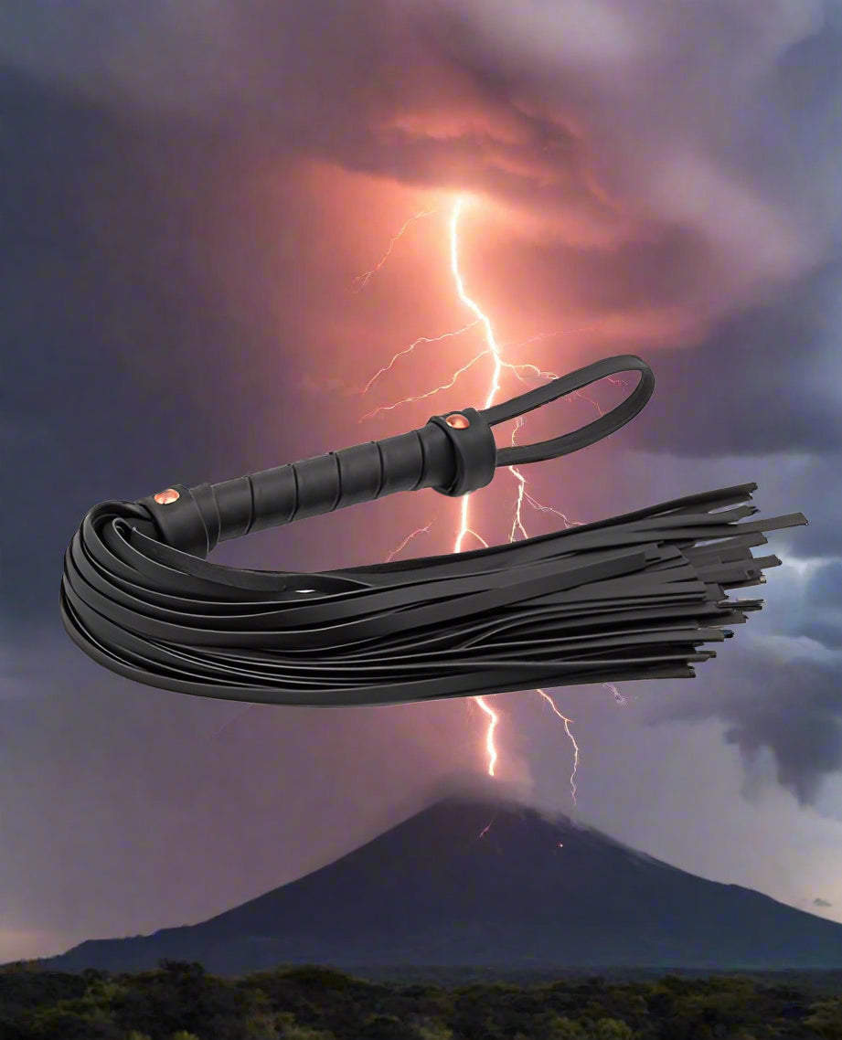Bondage Couture Black Flogger