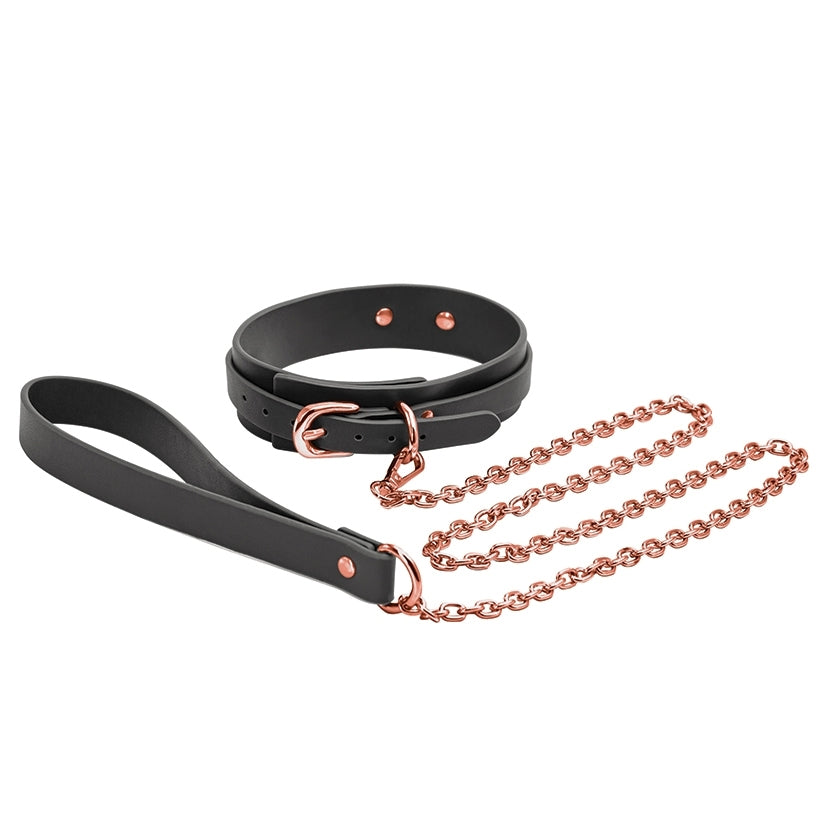 Bondage Couture Black Collar And Leash