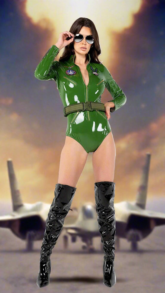 Playboy Top Gun Pilot Inspired Costume by ROMA in Size S, M, L, or XL