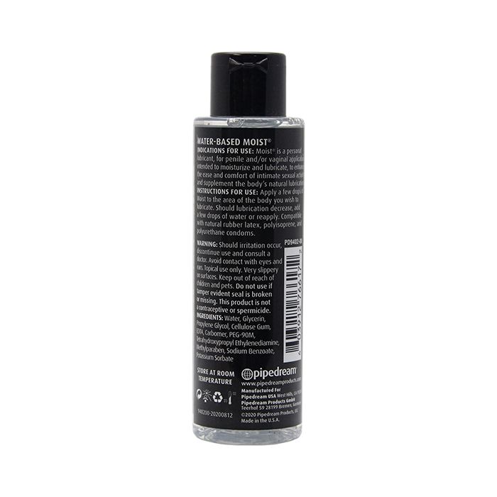 Moist Backdoor Formula Water-Based Personal Lubricant - 4.4oz