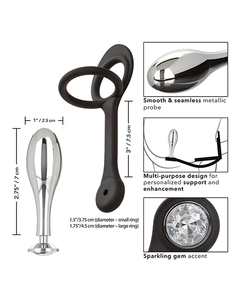 Star Fucker Gem Plug with Silicone Enhancer in 3 Style Choices