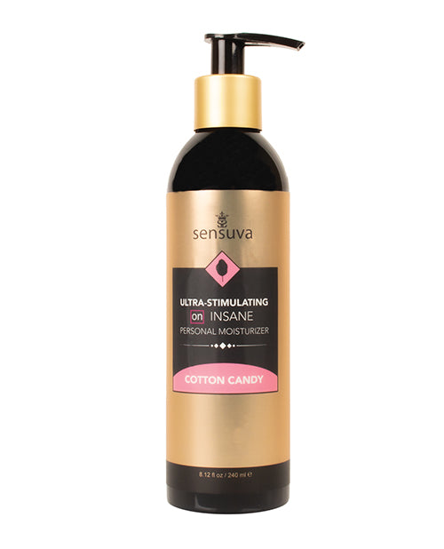 ON Insane Ultra Stimulating Personal Moisturizer in Cotton Candy Flavor 8 Ounces by Sensuva