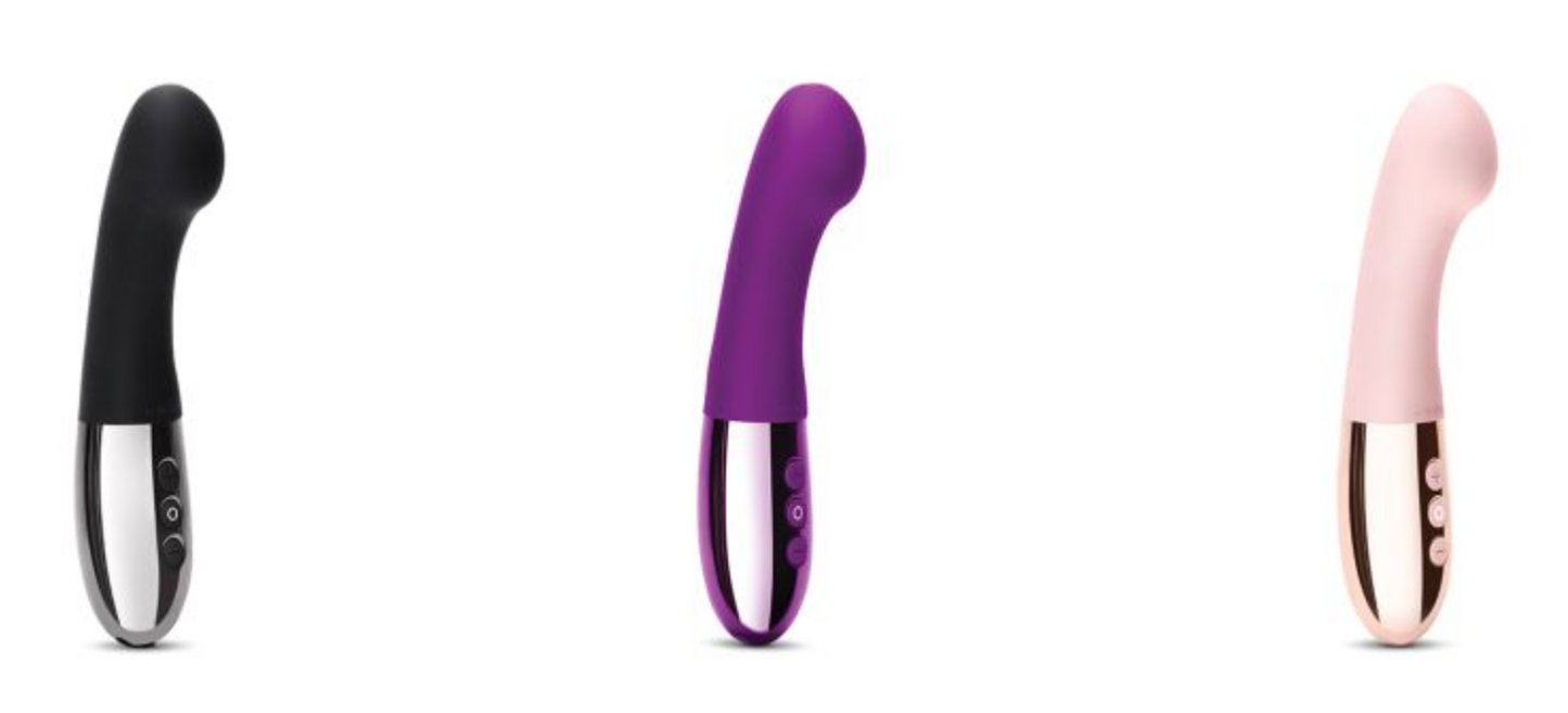 Le Wand GEE G-Spot Targeting Rechargeable Vibrator in Cherry, Black, or Rose Gold