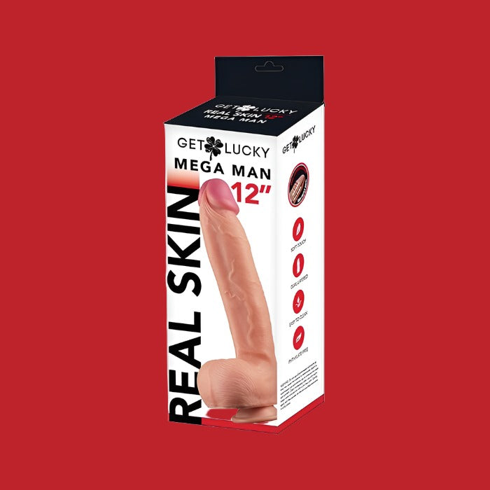 Get Lucky 12" Real Skin Series Mega Man by Thank Me Now
