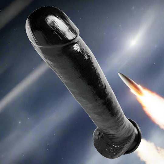 The Black Destroyer Huge 17 Inch Dildo
