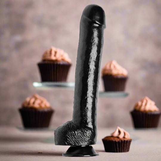 The Black Destroyer Huge 17 Inch Dildo