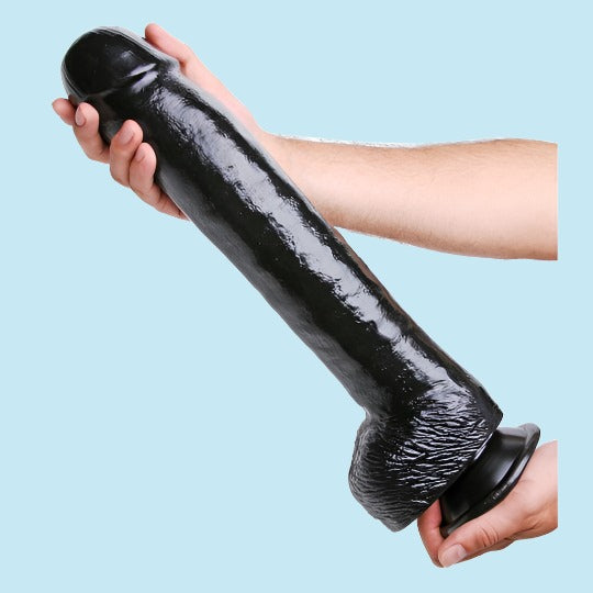 The Black Destroyer Huge 17 Inch Dildo