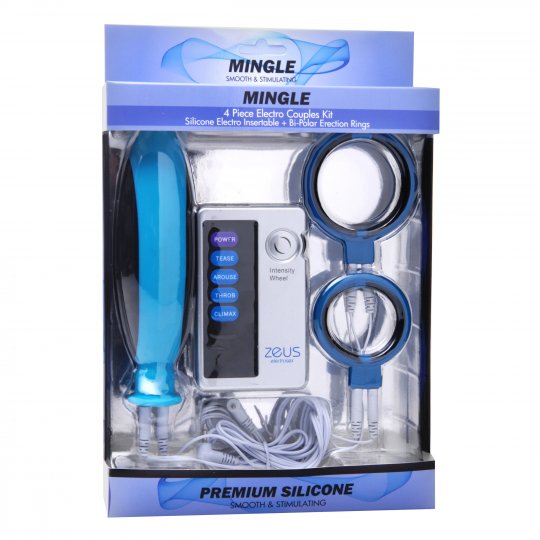 Mingle 4 Piece Electro Couples Kit by Zeus Electrosex