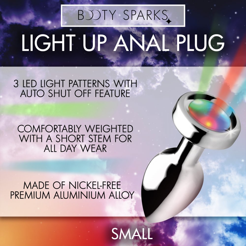 Light Up Anal Plug, S, M, L