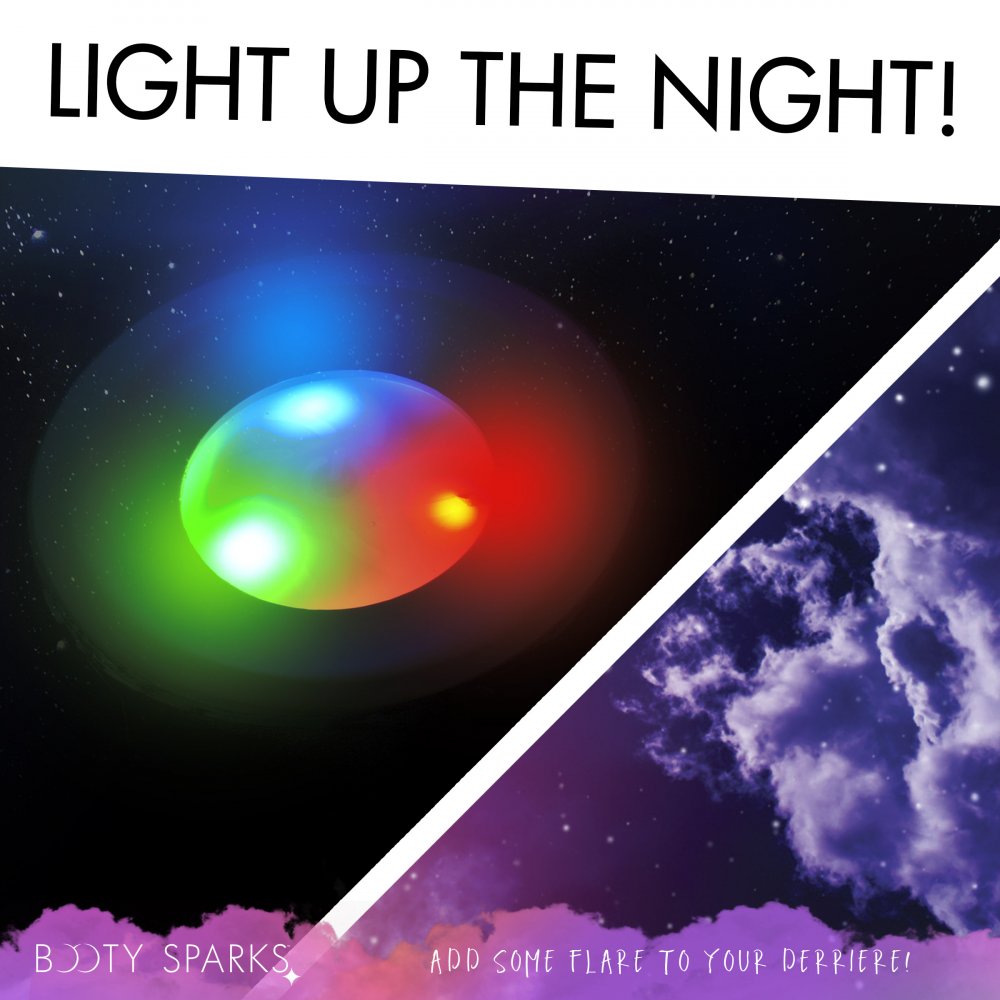 Light Up Anal Plug, S, M, L