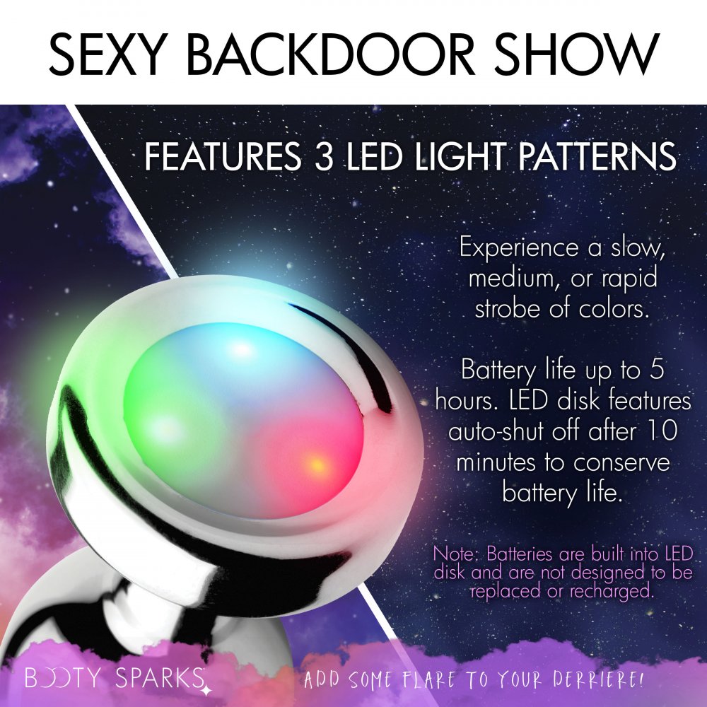 Light Up Anal Plug, S, M, L