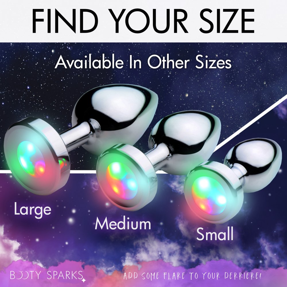 Light Up Anal Plug, S, M, L