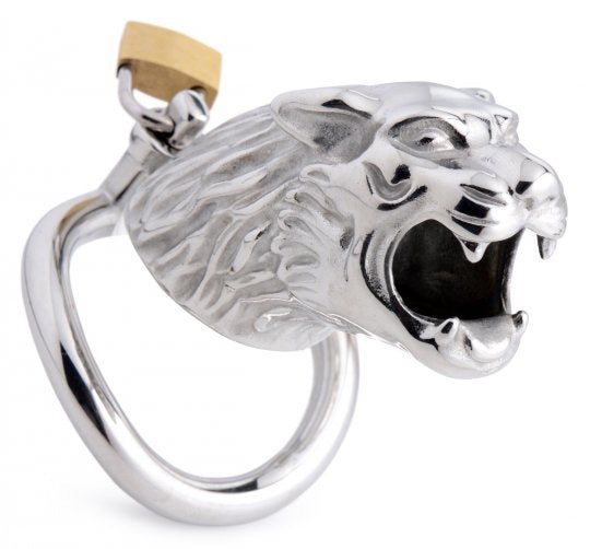 Tiger King Locking Chastity Cage by Master Series