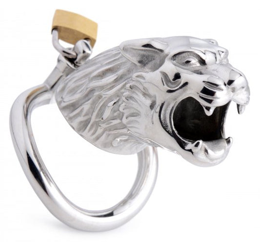 Tiger King Locking Chastity Cage by Master Series