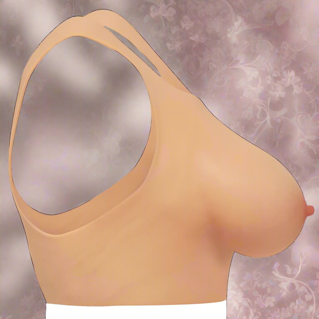 Perky Pair D Cup Wearable Silicone Breasts