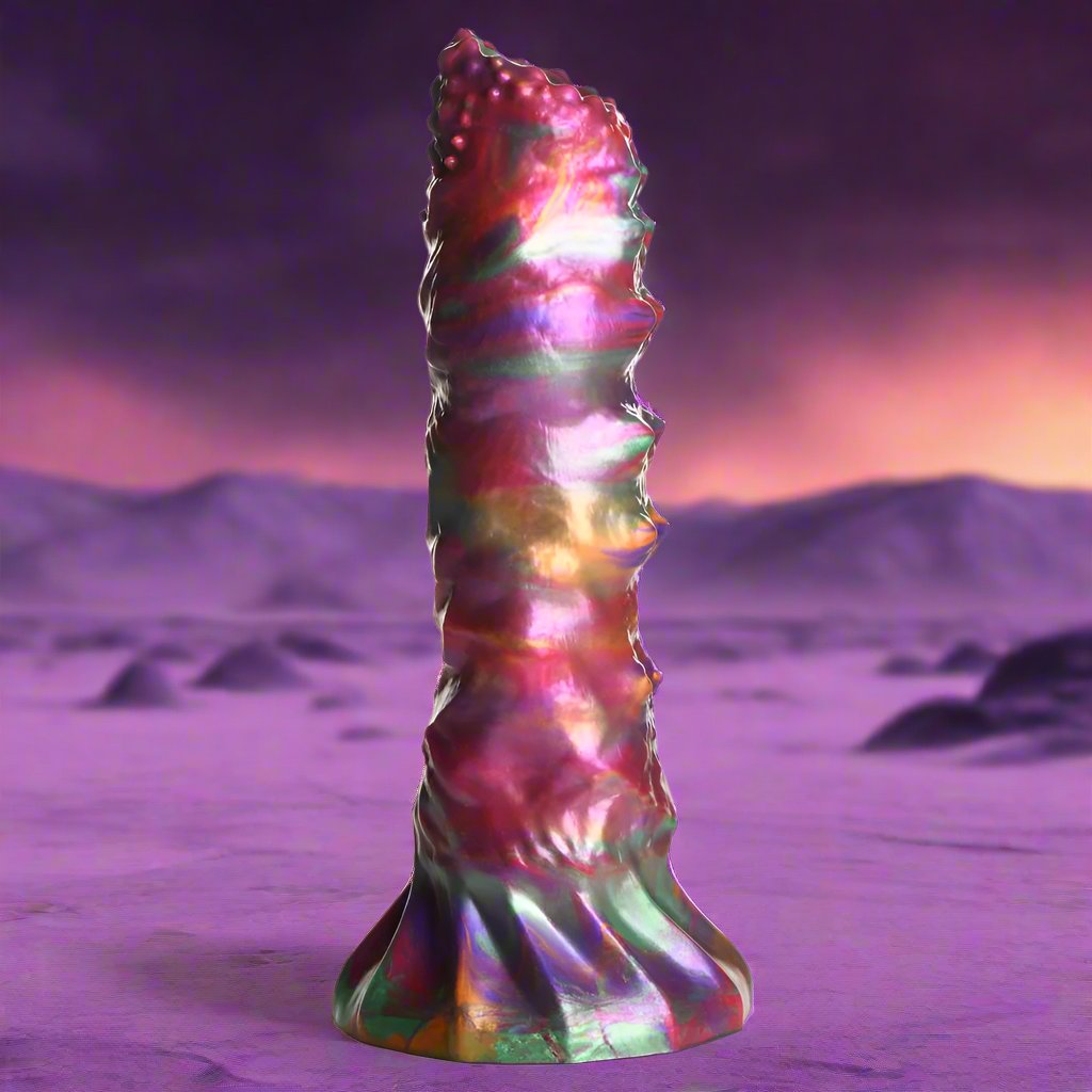 Larva Silicone Ovipositor 9 Inch Dildo with Eggs