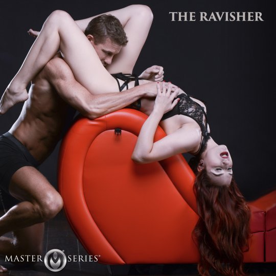 Detachable Kinky Red Couch Sex Chaise with Love Pillows