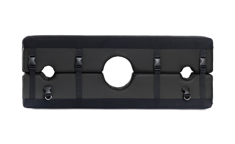 Bastion Bondage Stocks With Cuffs by Liberator