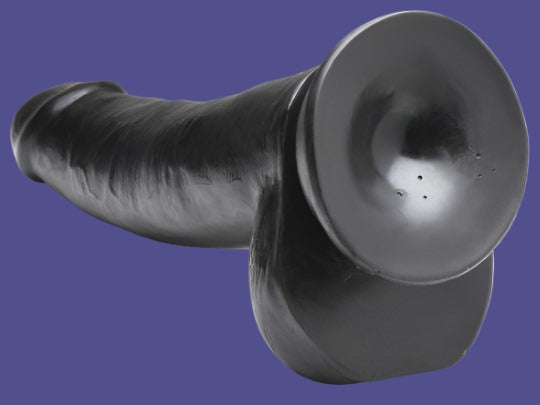 JOCK 8 Inch Black Dong with Balls
