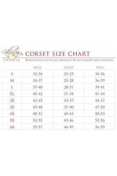 Lavish 4 PC Glitter Fantasy Angel Corset Costume - Daisy Corsets