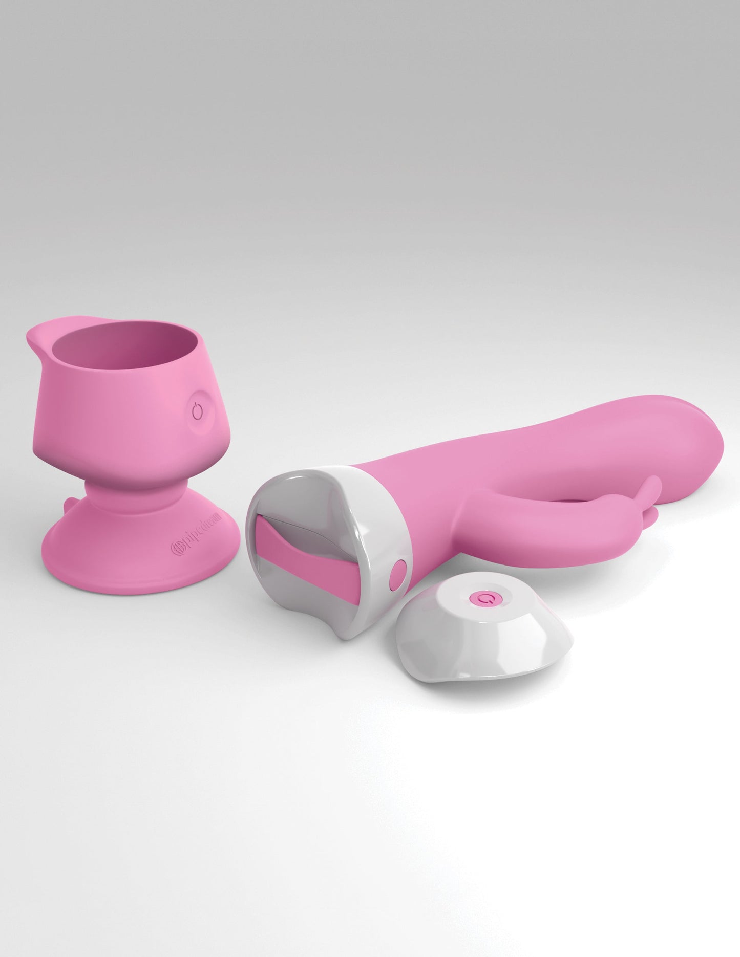 3Some Wall Banger Rabbit Silicone Vibrator USB Rechargeable Wireless Remote by Pipedream