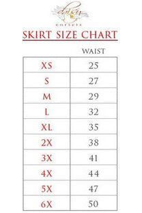 Retro Swirl Skirt - Daisy Corsets