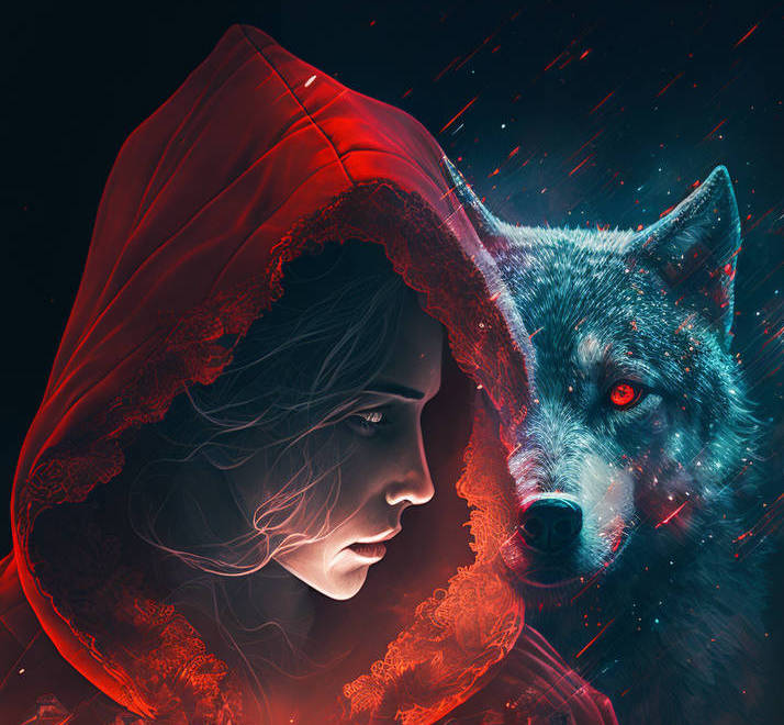 Top Drawer 5 Piece Red Hot Riding Hood Corset Costume in Size S, M, L, XL, 2X, 3X, 4X, 5X, or 6X