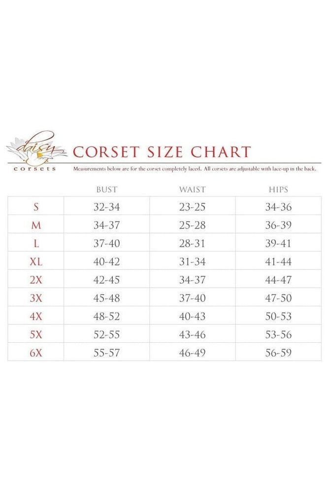 Top Drawer 5 PC Sequin Black/Red Cat Corset Dress Costume