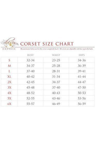 Top Drawer 5 PC Sequin Devil Corset Costume - Daisy Corsets