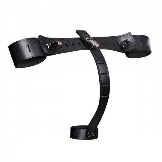 Strict Leather Wrist to Cock Locking Restraint