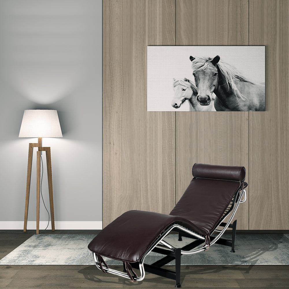 Le Corbusier LC-4 Style Replica Chaise Lounge Chair Mid Century Modern for living room/ bedroom