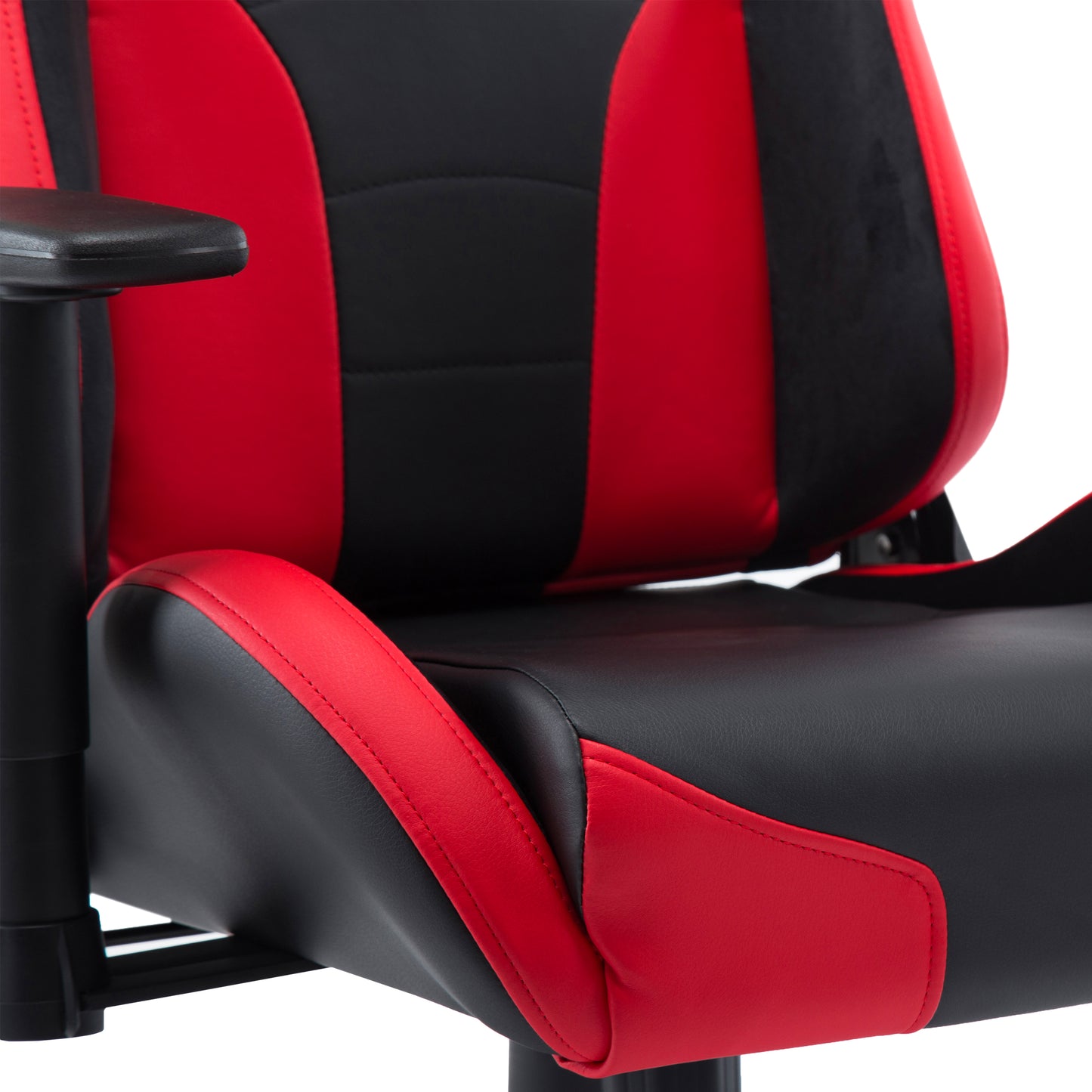 Techni Sport TS-90 Office-PC Gaming Chair, Red and Black PU Leather