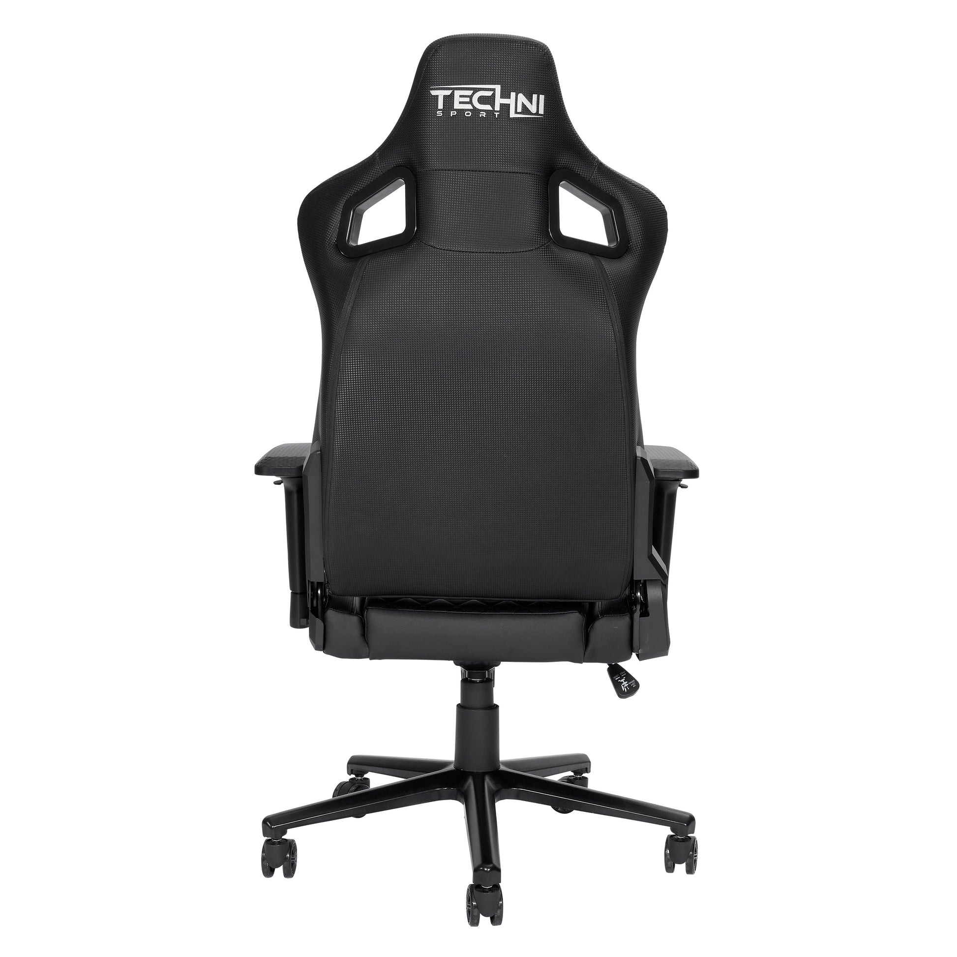 Techni Sport TS-83 Ergonomic High Back Racer Style PC Gaming Chair, Black PU Leather