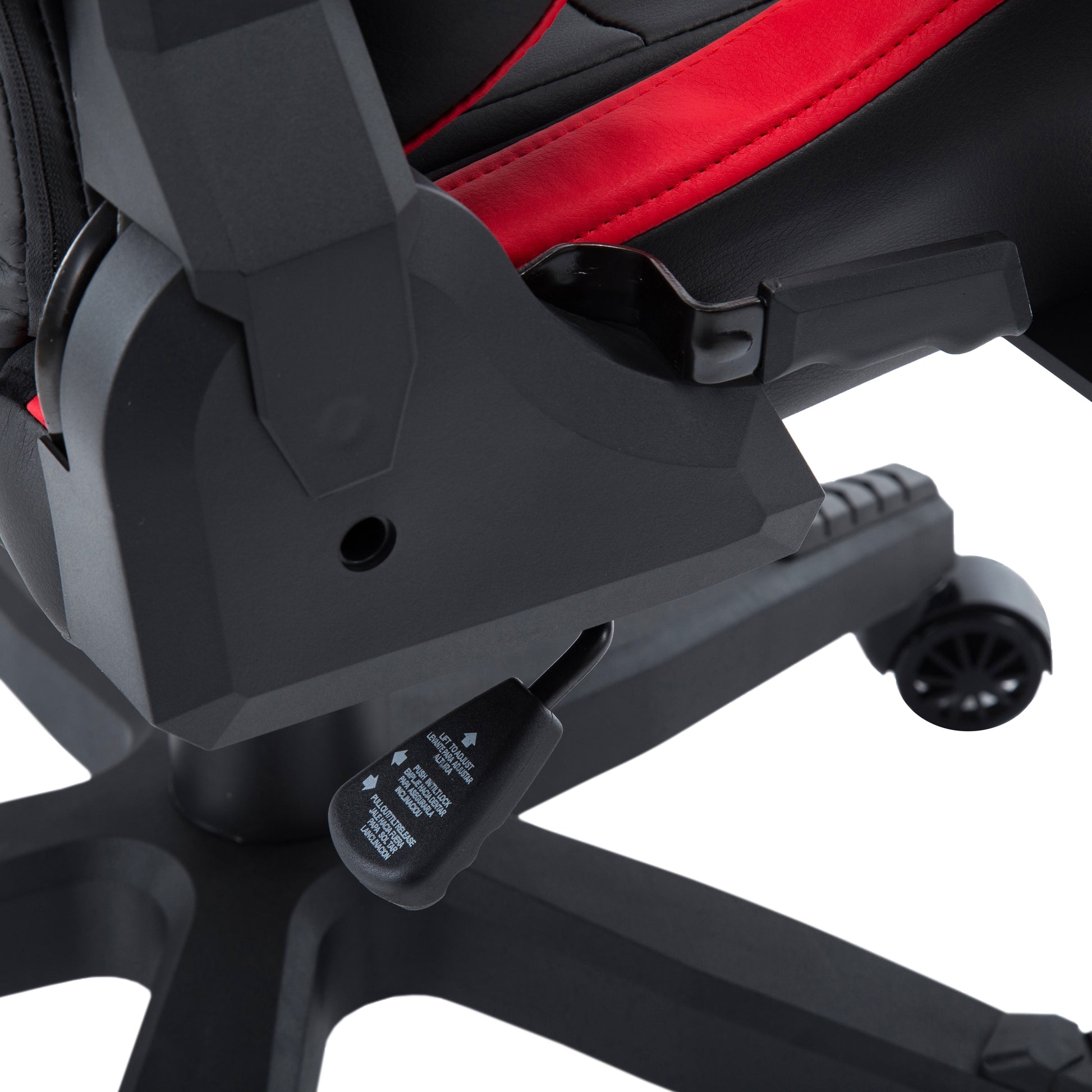 Techni Sport TS-90 Office-PC Gaming Chair, Red and Black PU Leather
