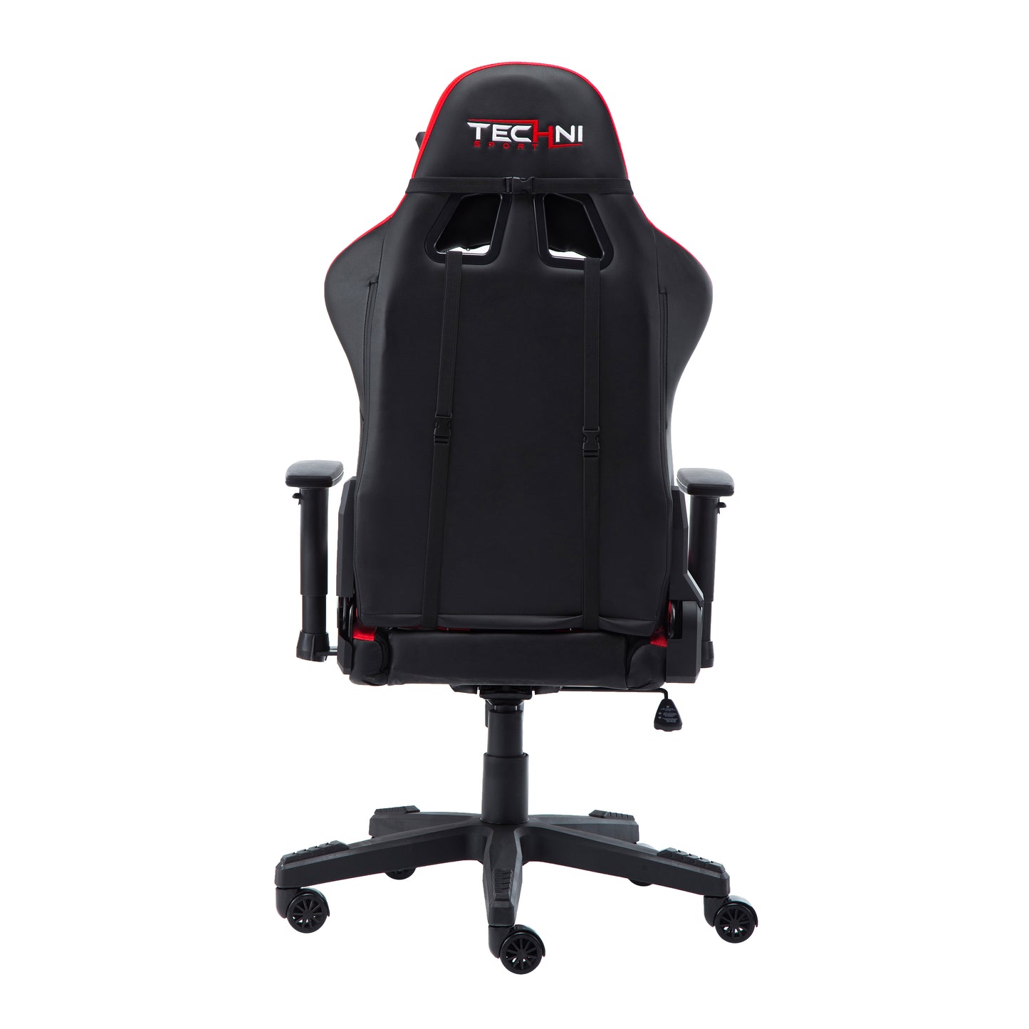 Techni Sport TS-90 Office-PC Gaming Chair, Red and Black PU Leather