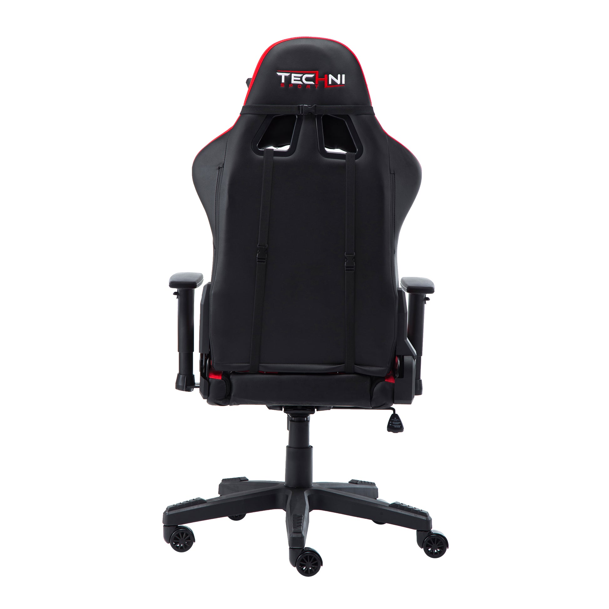 Techni Sport TS-90 Office-PC Gaming Chair, Red and Black PU Leather