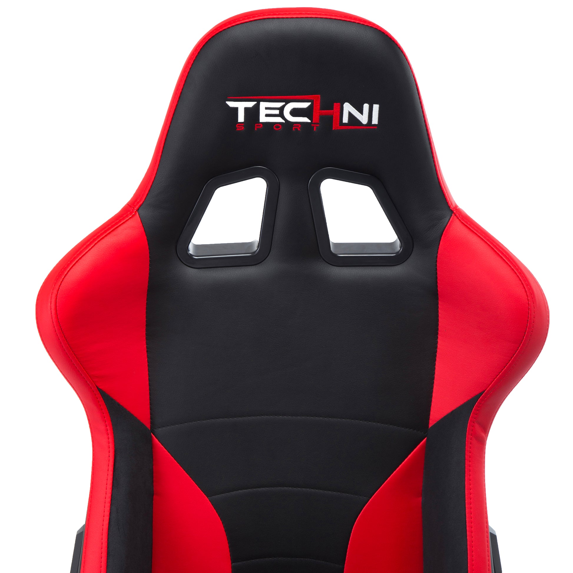 Techni Sport TS-90 Office-PC Gaming Chair, Red and Black PU Leather