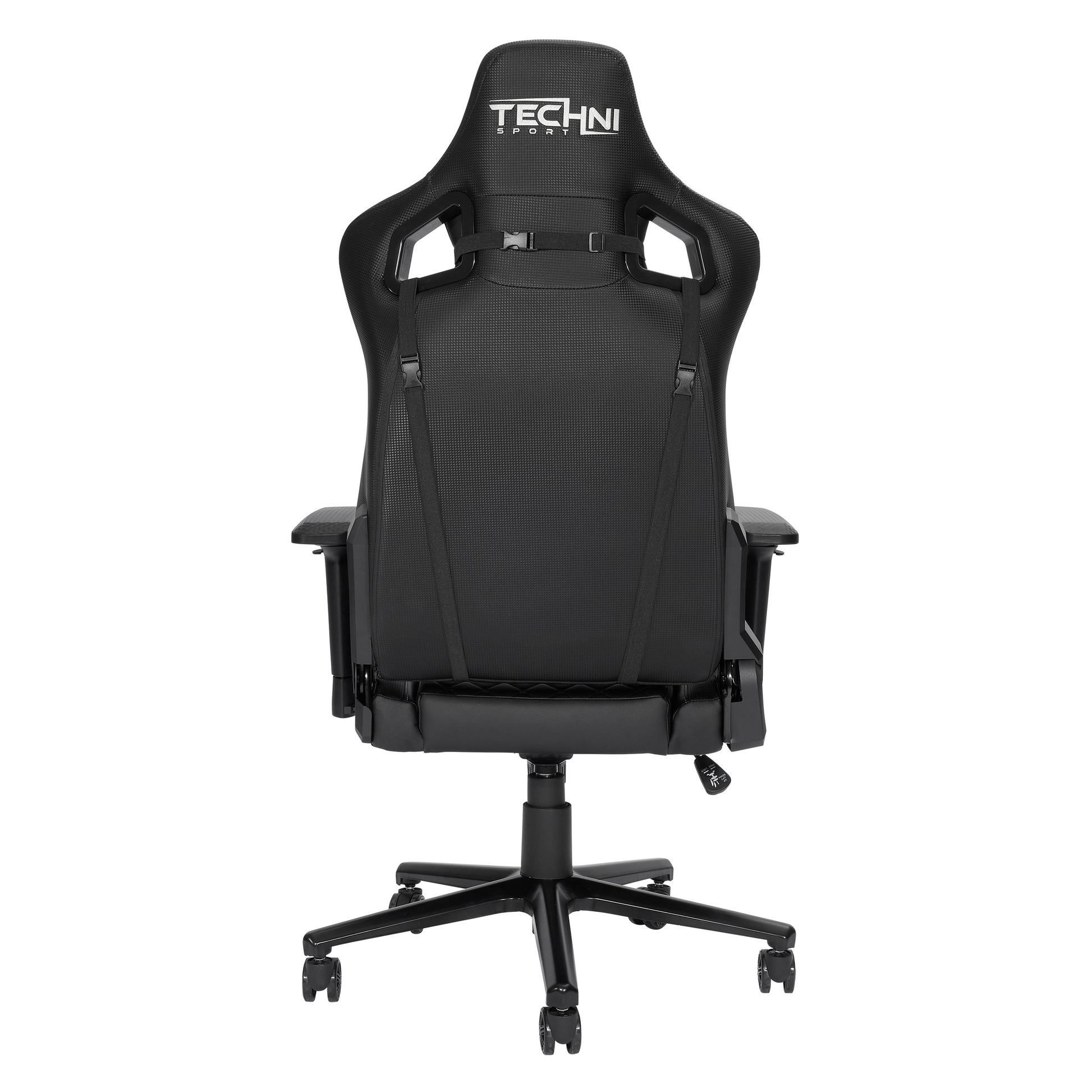 Techni Sport TS-83 Ergonomic High Back Racer Style PC Gaming Chair, Black PU Leather