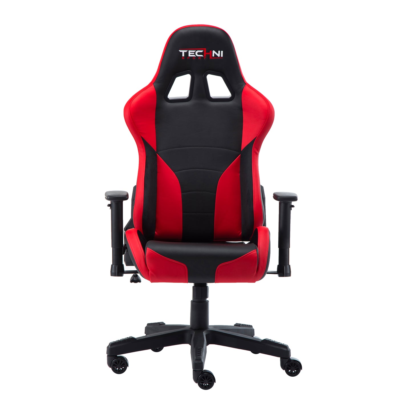 Techni Sport TS-90 Office-PC Gaming Chair, Red and Black PU Leather