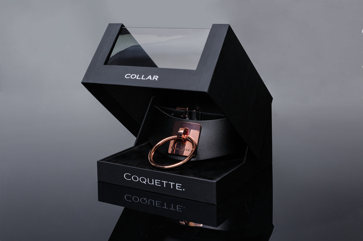 Coquette Faux Leather Collar